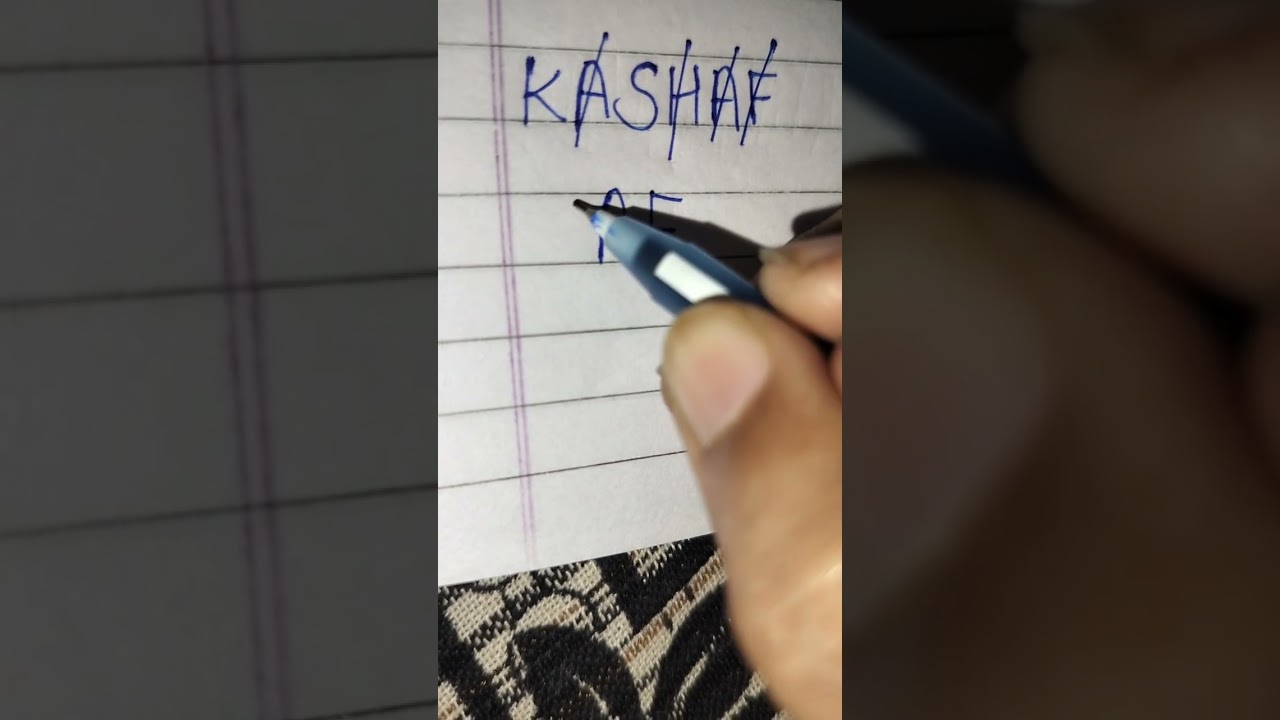 Kashaf name logo/ #shorts #ytshorts #nameart #namedesign #kashafnamelogo