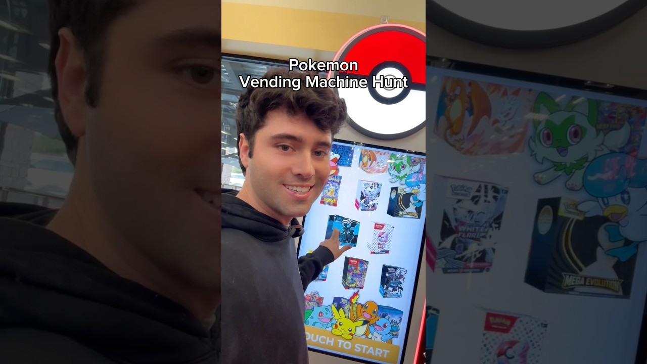 Pok&eacute;mon Vending Machine Hunt! #pokemoncards
