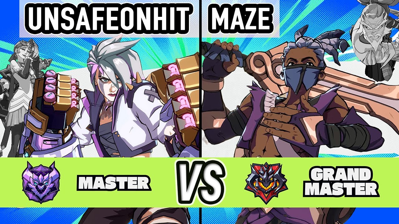 2XKO ▰ UnsafeonHit (Vi / Jinx) vs Maze (Yasuo / Ekko) ▰ High Level Gameplay