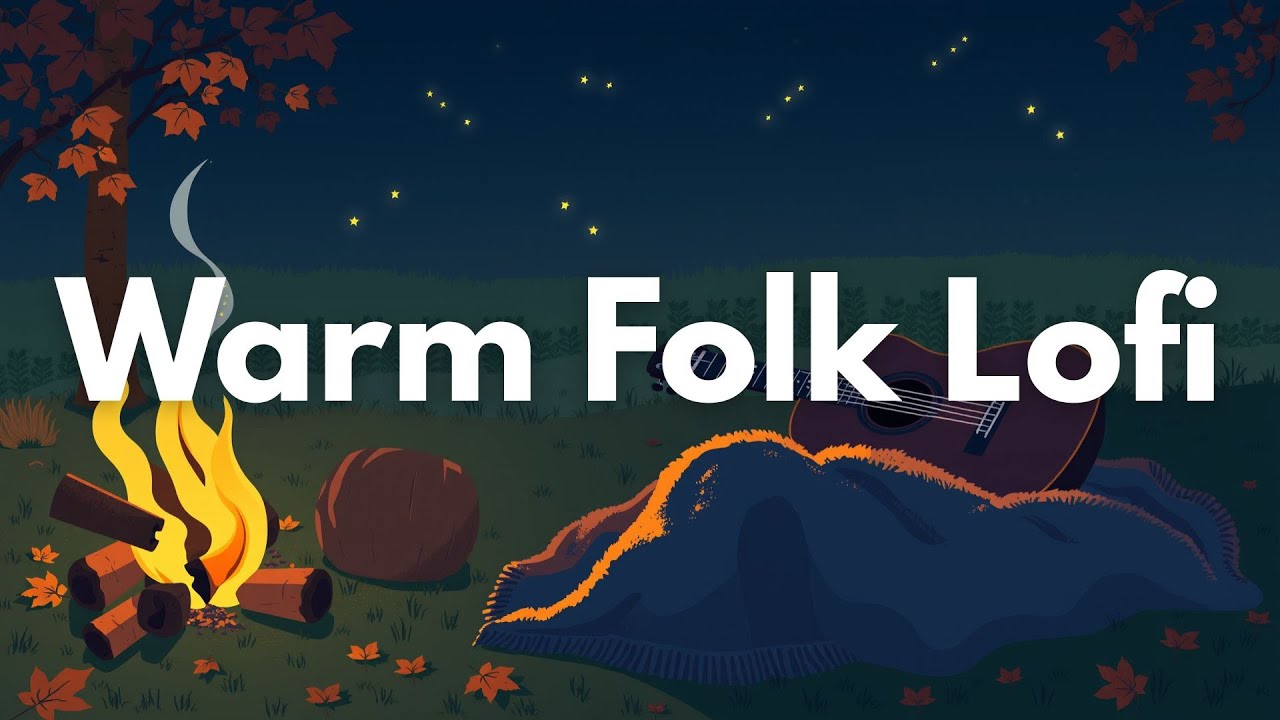 Solstice Glow | Warm Folk Lofi Instrumental for Cozy Evenings