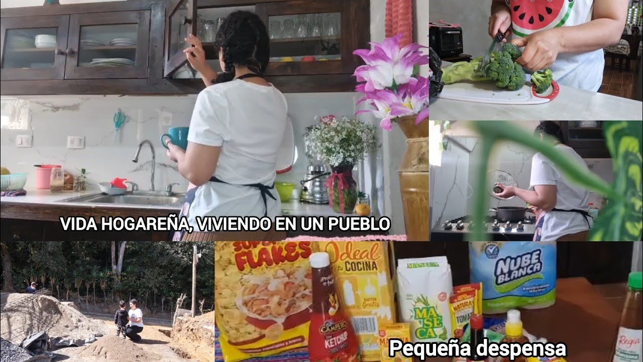 Mi día de ama de casa, cocinando, vida hogareña 🏡 un día cálido en mi pequeña cocina 