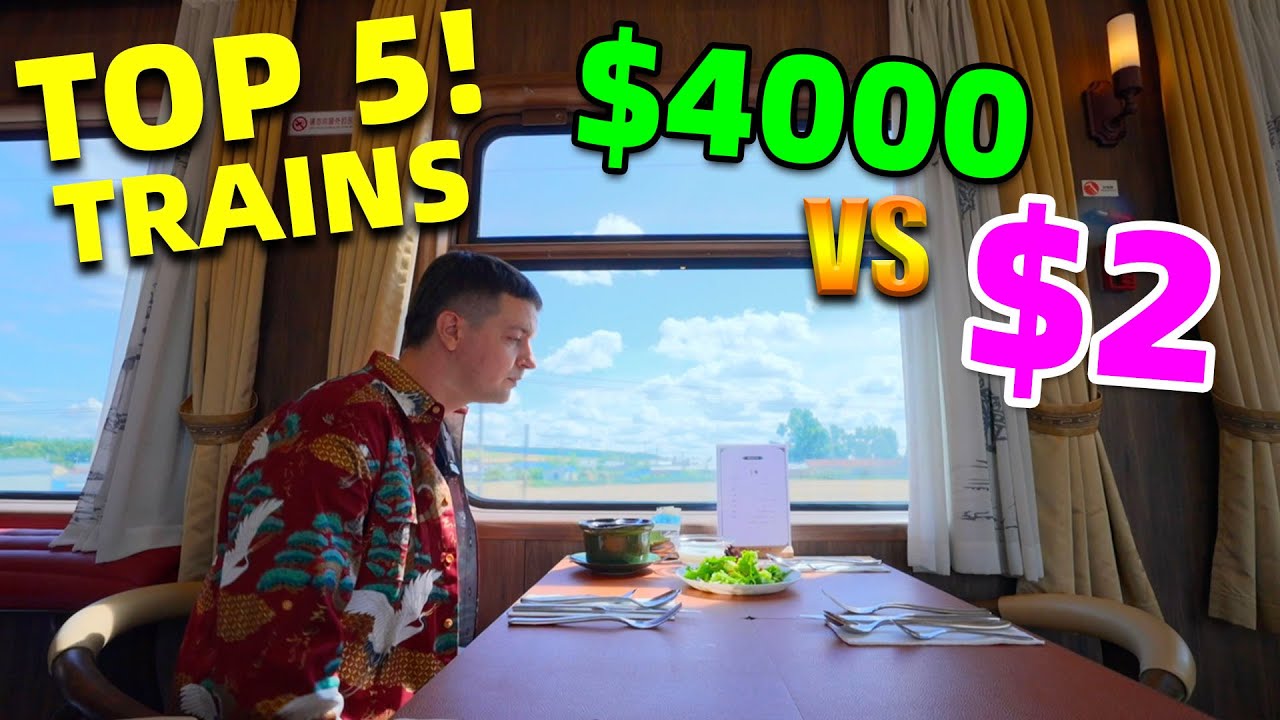 China's Top 5 Trains 🇨🇳 From Luxury to Budget