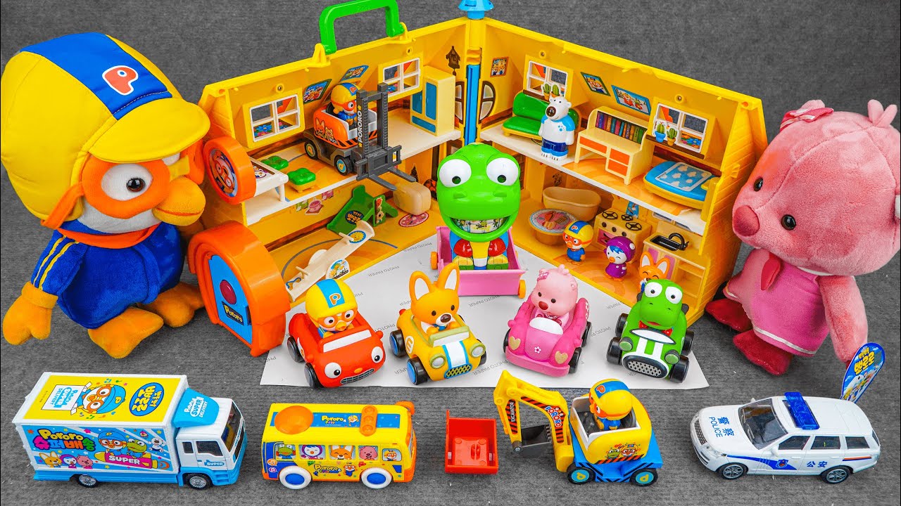 [🌟Toy ASMR🌟] 61 Minutes Satisfying with Unboxing Happy Pororo House Play Set | 뽀로로 장난감