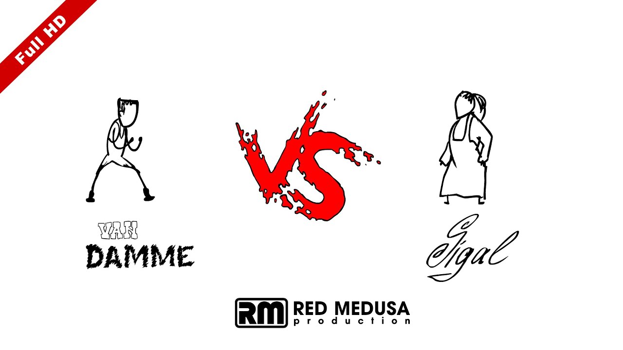 Animated Versus - Van Damme VS Steven Seagal FullHD