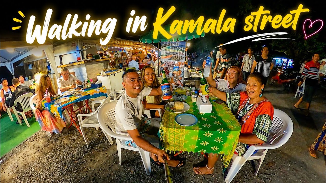 🇹🇭WALKING NIGHT STREET IN KAMALA PHUKET THAILAND 2023 #night #phuket #thailand #kamala #walking
