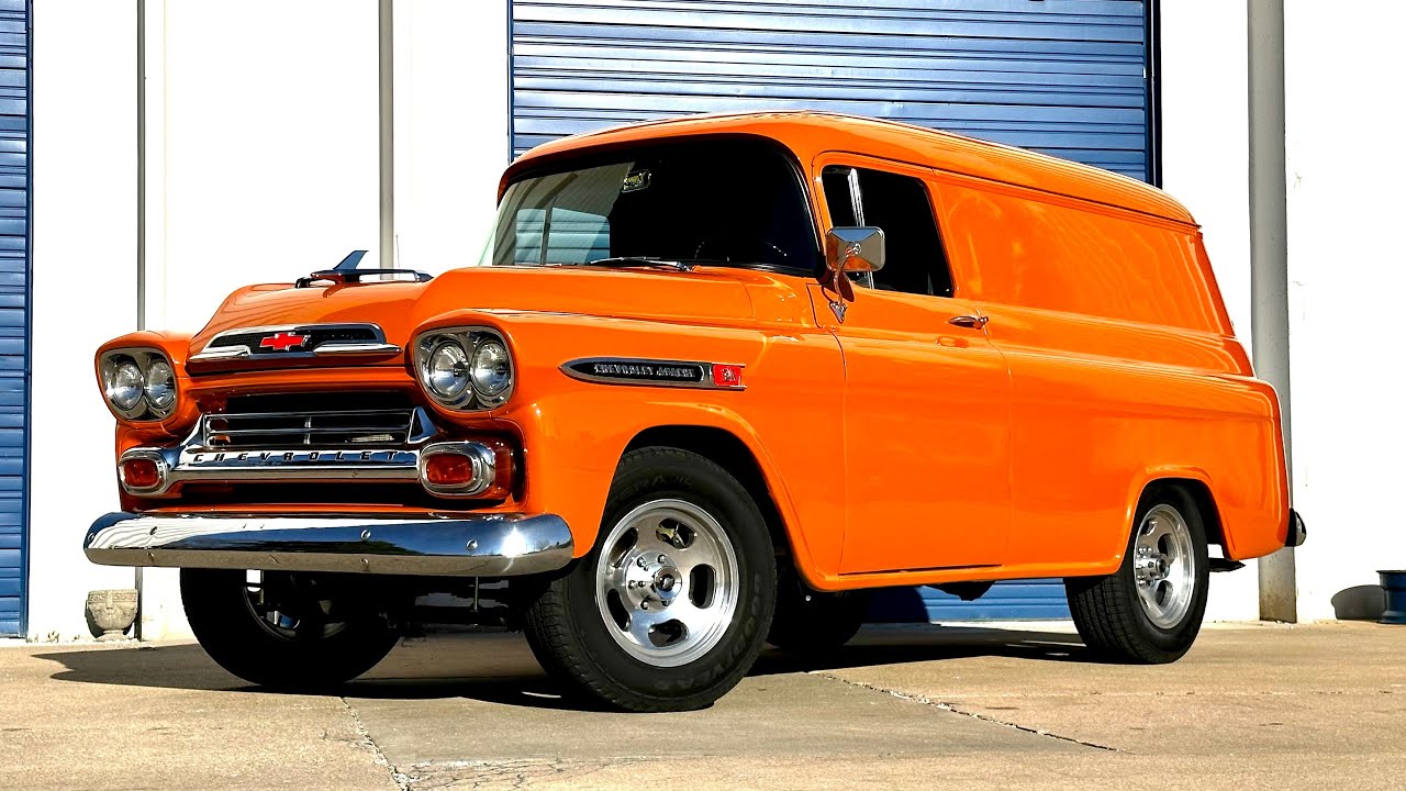 1959 Chevy Apache Panel Truck For Sale!