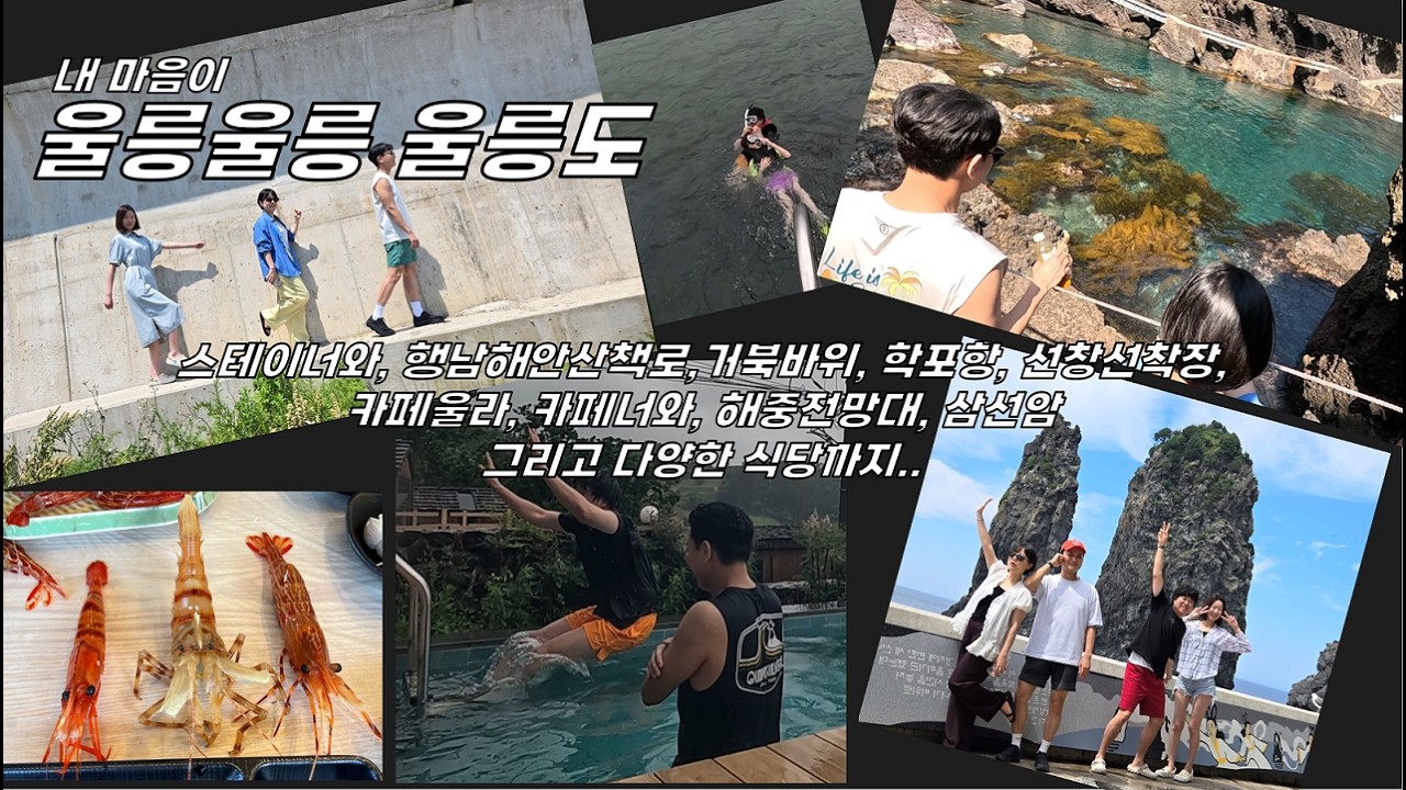 내마음이 울릉울릉울릉도