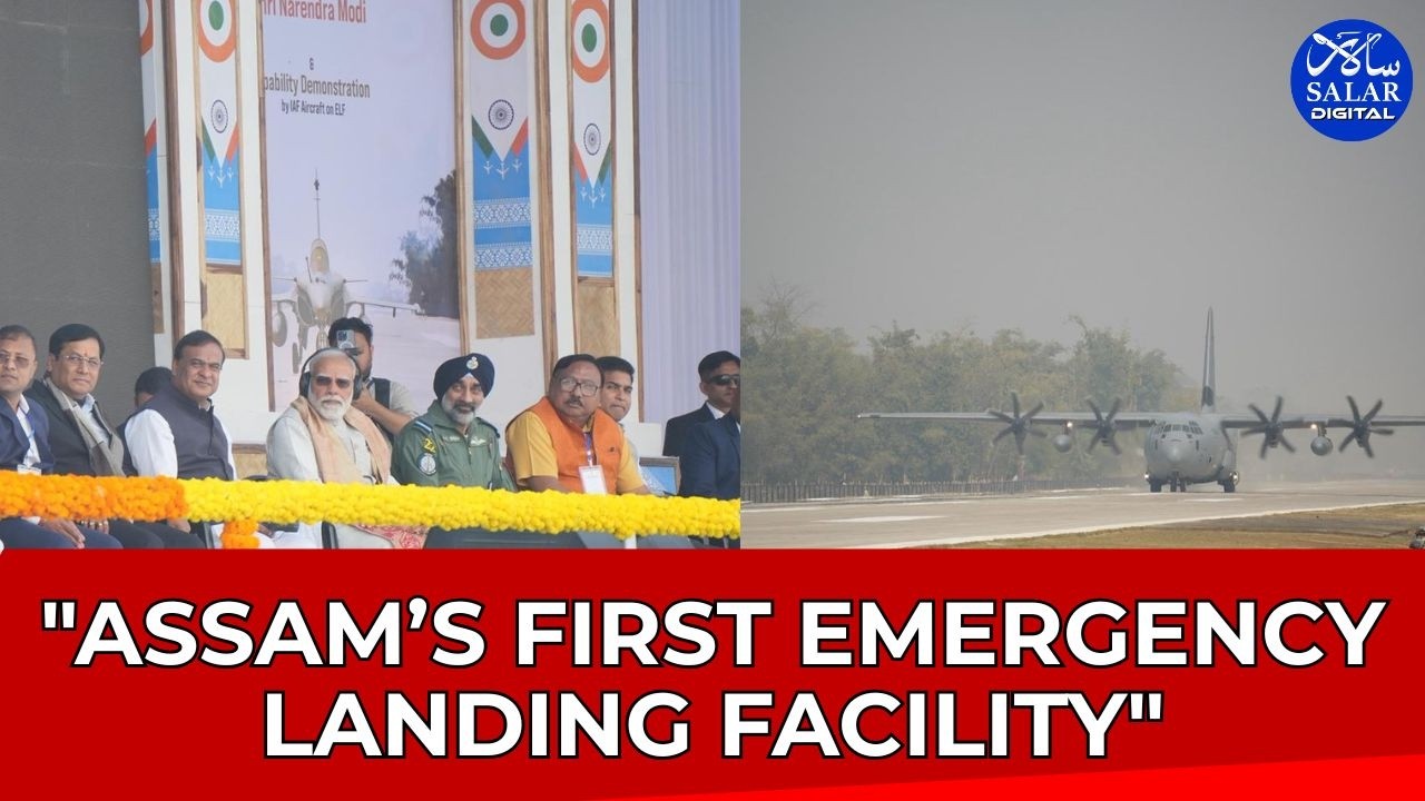 Narendra Modi Makes History, Lands on Northeast&rsquo;s First Emergency Highway in Assam!