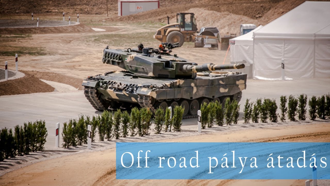 Rheinmetall Hungary off road pálya átadás