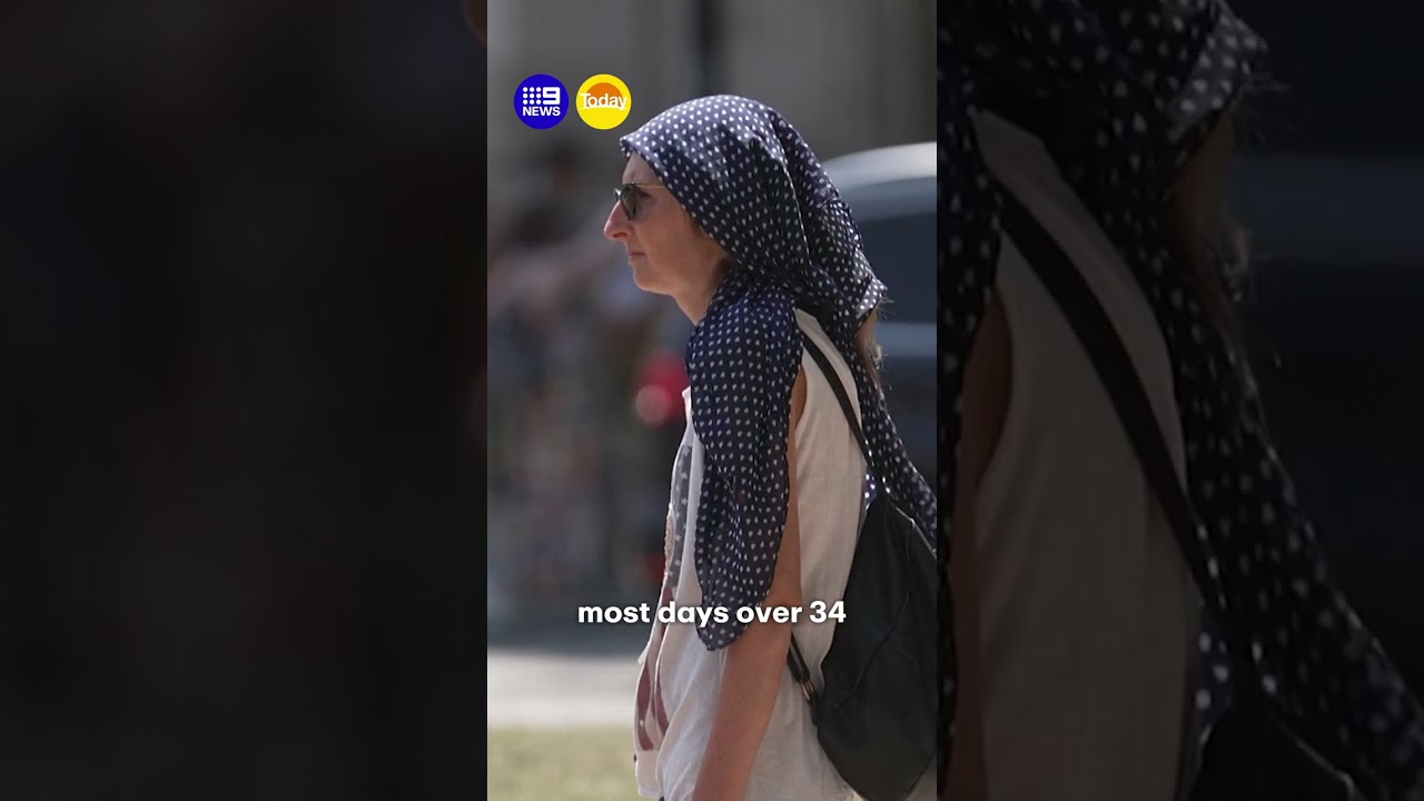 UK residents swelter through heatwave | 9 News Australia