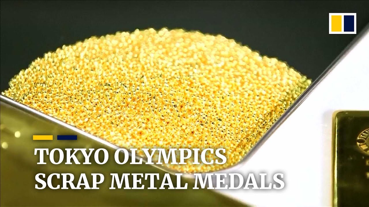 Collection of waste metal for Tokyo 2020 Olympic medals on track