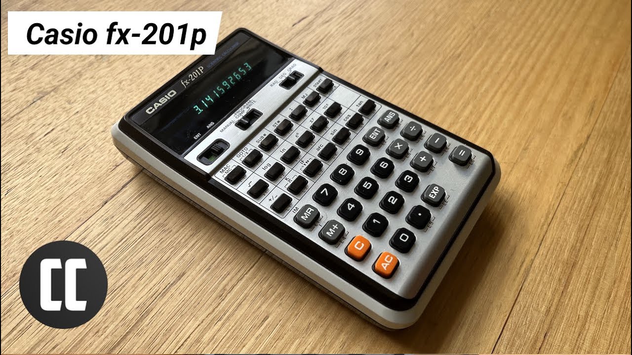 Программируемый калькулятор Casio fx-201p 1976 года