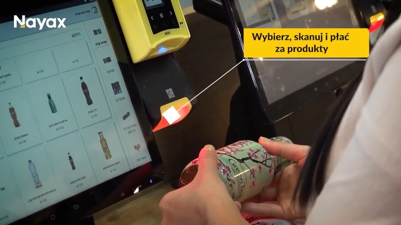Nova Market - kiosk samoobsługowy z terminalem Nayax VPOS Touch