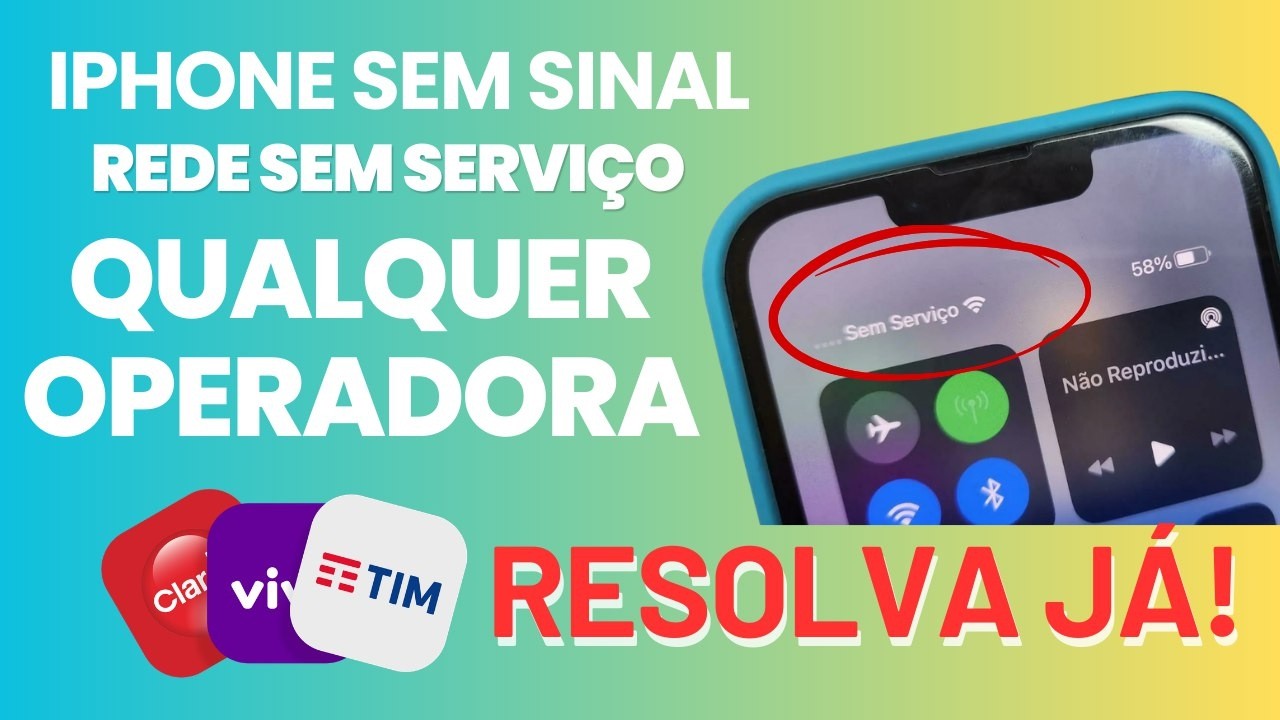 Como resolver iPhone sem sinal de rede | chip da Claro sem serviço ✅ 🔥Método 2026