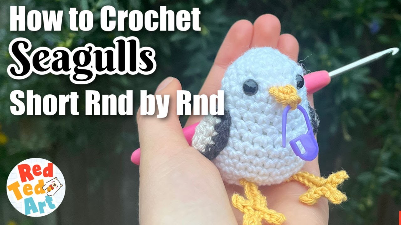 Seagull Crochet Pattern  - short version for intermediate Beginners