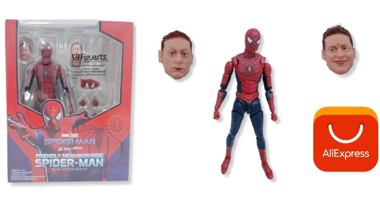 RESEÑA SPIDER-MAN FRIENDLY NEIGHBORHOOD TOBEY MAGUIRE PETER 2 NO WAY HOME S.H. FIGUARTS K.O. BOOTLEG