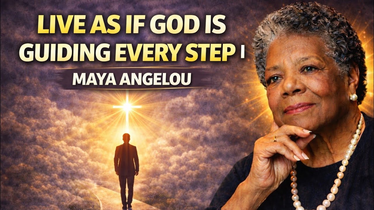 Live As If God Is Guiding Every Step | MAYA ANGELOU | Motivational Speech