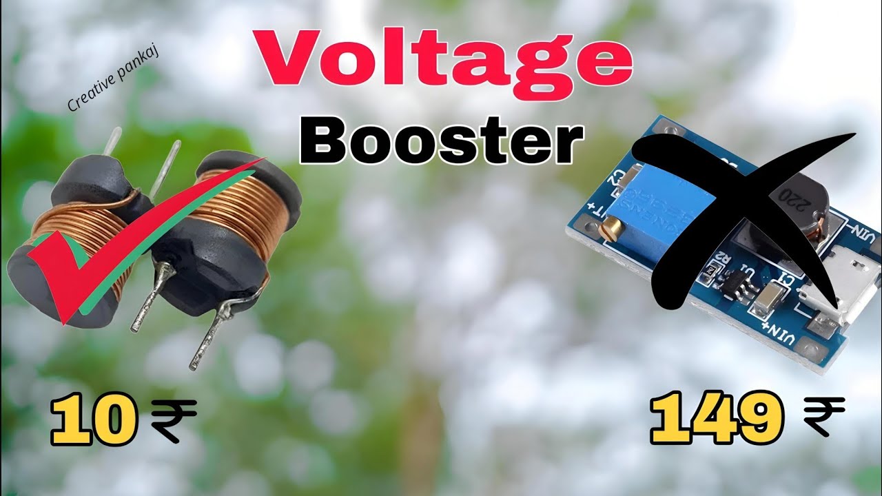 ₹10 में बनाओ 3.7v to 12v Boost Converter...|| Step-by-step || @creativepankaj  #making #trending