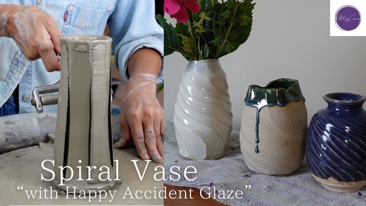 “Spiral Vase” Throwing on the Potter’s Wheel