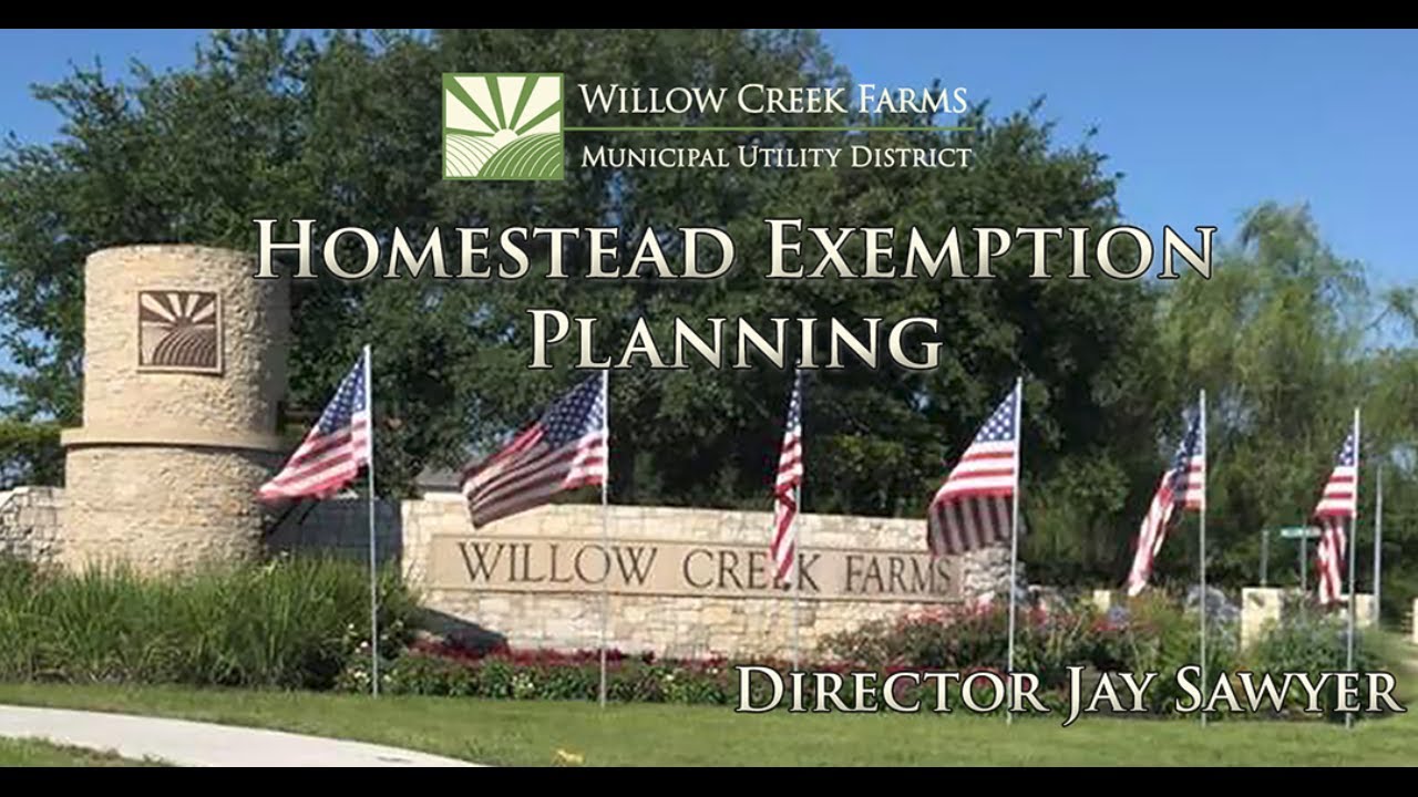 WCF MUD - Exemption Planning 2026