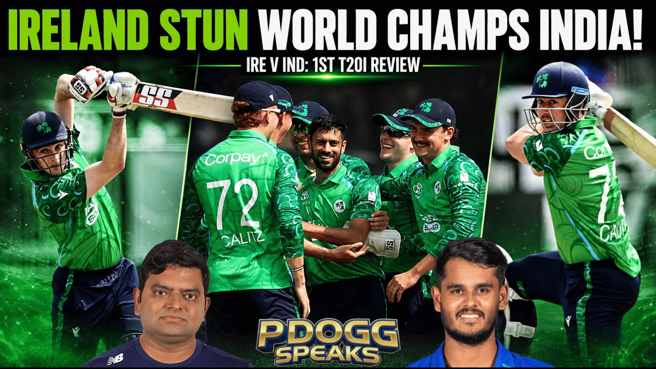 IRELAND SCRIPT HISTORY! | IRE vs IND 1st T20I Review: Tucker & Hollard Shock India! | Pdoggspeaks