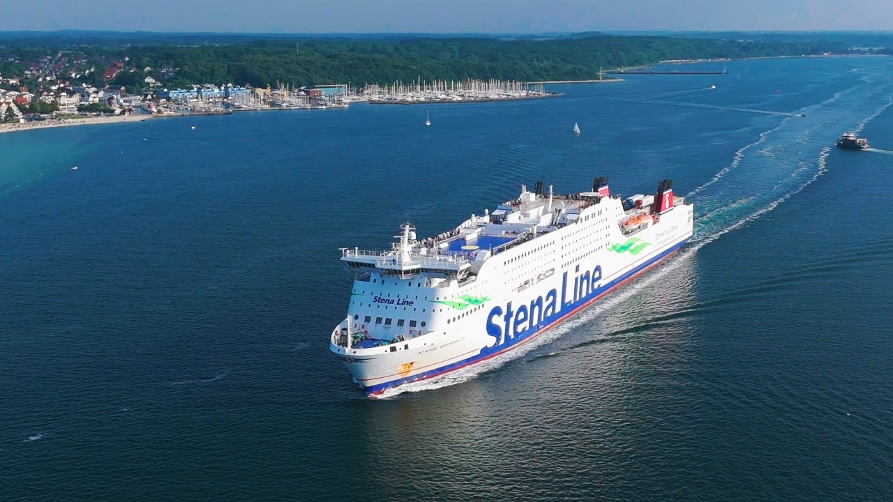 Ferry Stena Line Stena Germanica Leaving Kiel | 26-7-2025