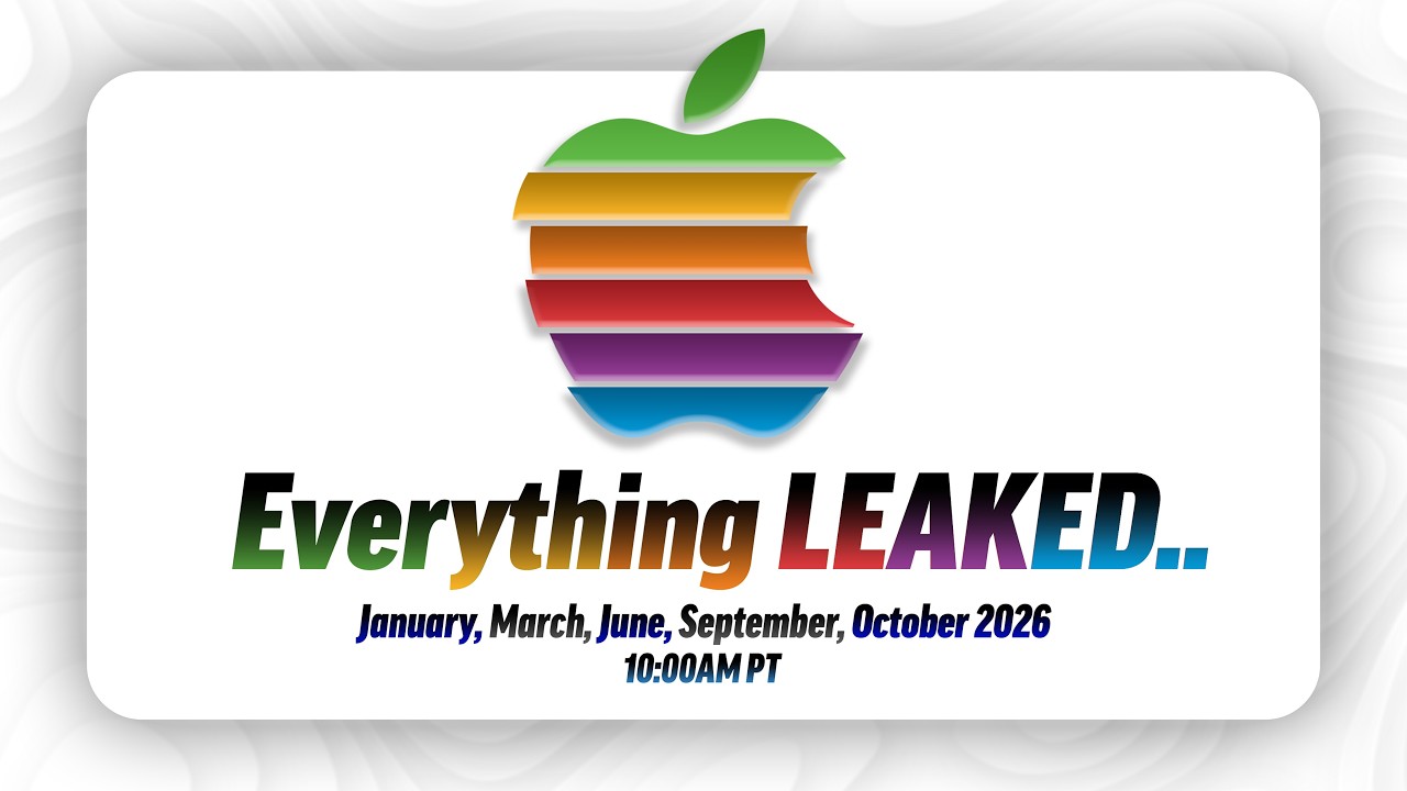 СРОЧНО: УТЕЧКА ИНФОРМАЦИИ О ПРОДУКТАХ Apple 2026 ГОДА &mdash; 20 НОВЫХ УСТРОЙСТВ!