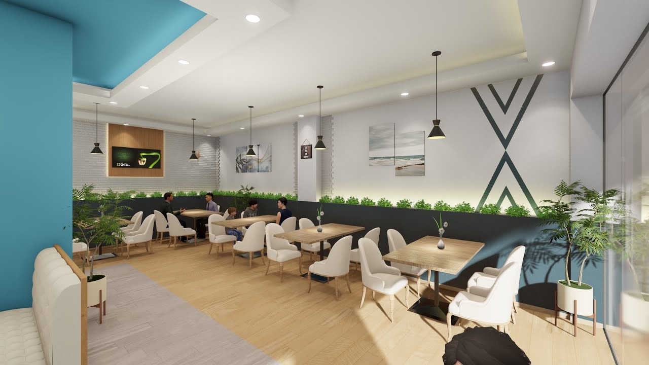 Aménagement intérieur d'un restaurant - interior design