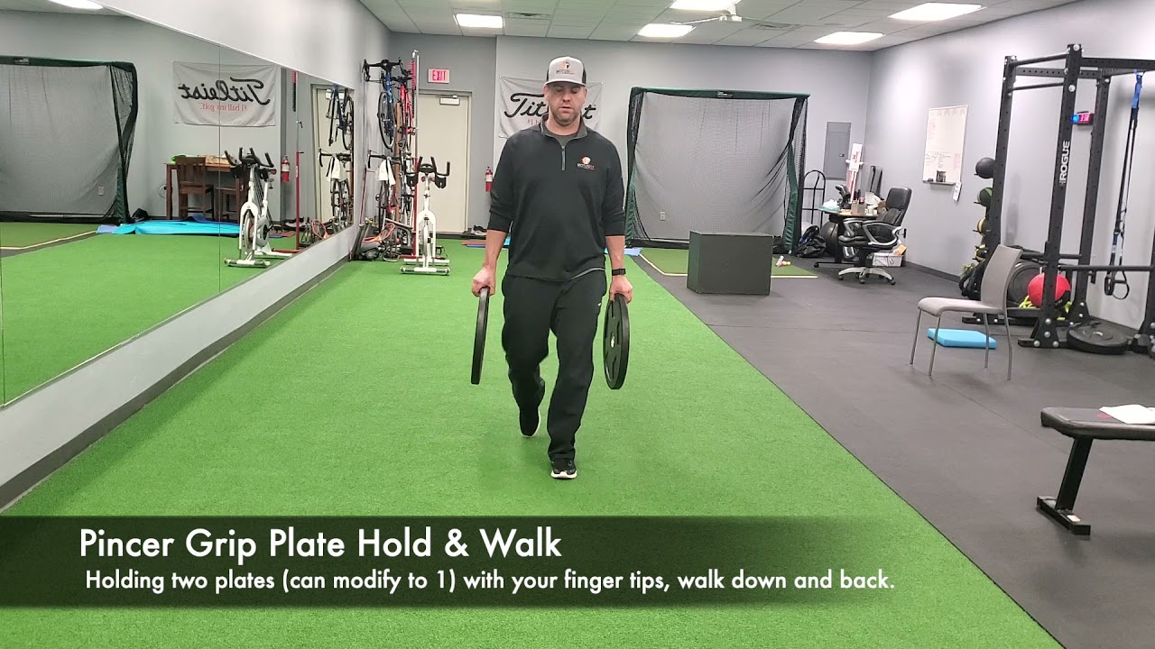 Pincer Grip Plate Hold & Walk