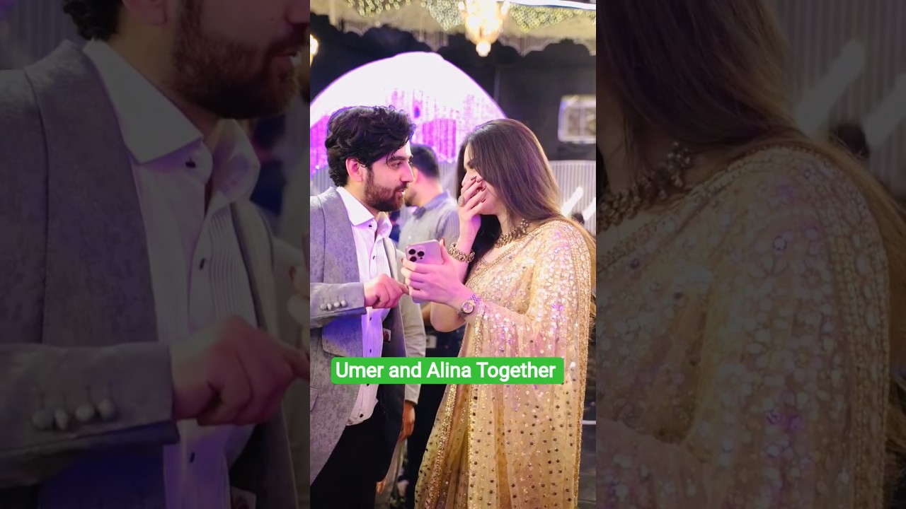 Umer Butt And Alina Amir Together 🥰🥰#love #alibutt #wedding #umer #alina