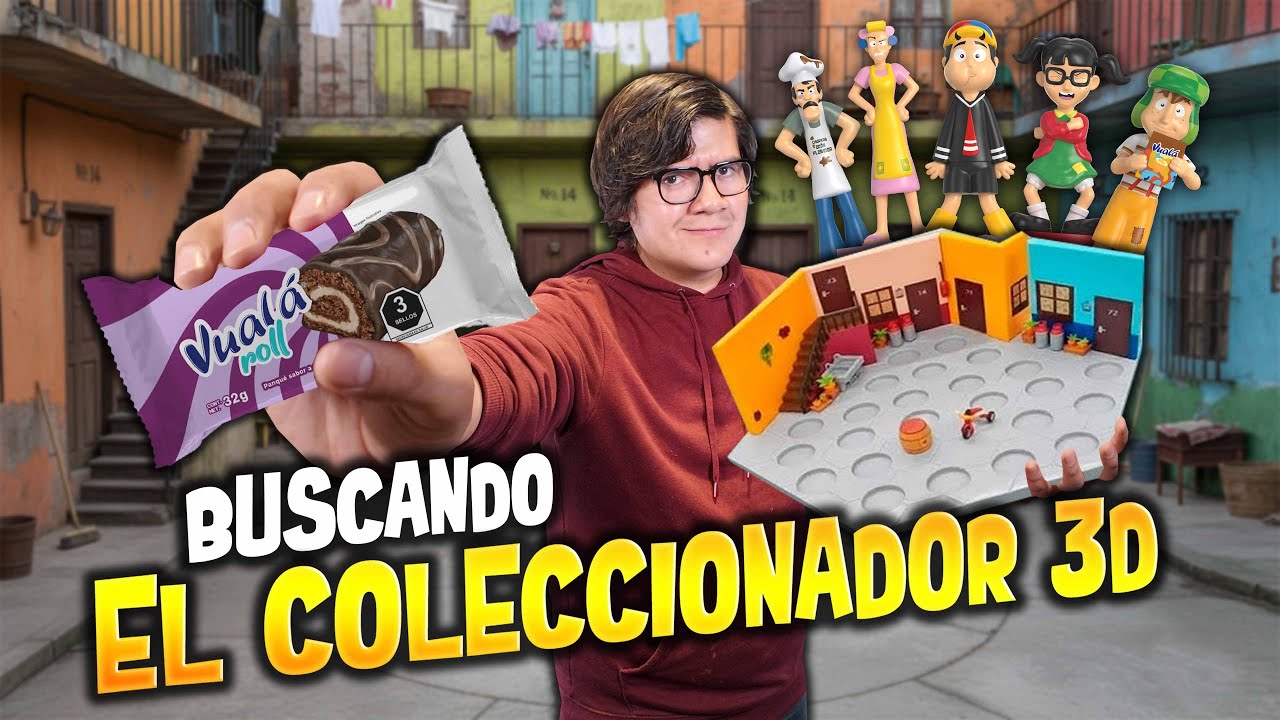 Buscando el COLECCIONADOR 3D de Vual&aacute; Chespirito 😱🥐 | El Tio pixel