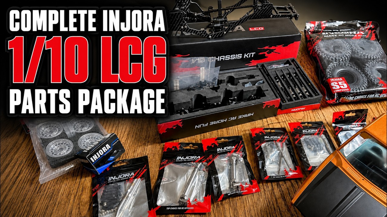 Injora Just Changed the 1/10 LCG Crawler Game - No More Mixing Parts - Surprising Quality