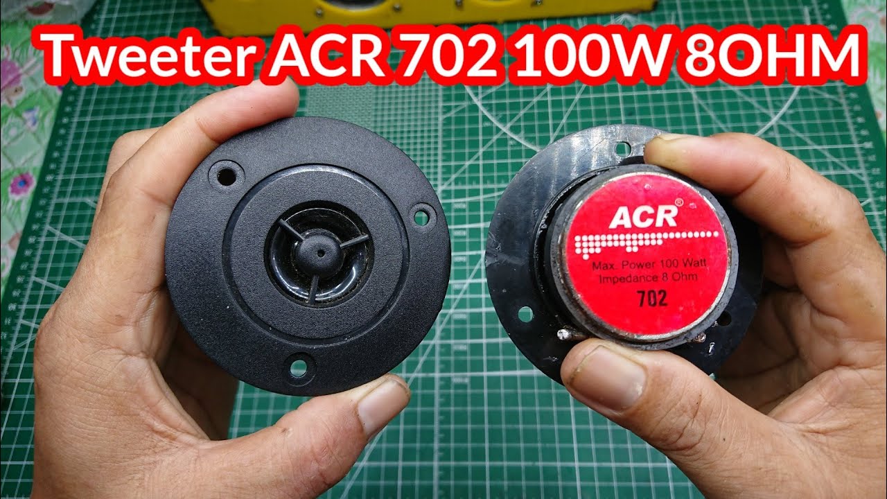 TEST REVIEW SPEAKER TWEETER ACR 702 100W 8OHM