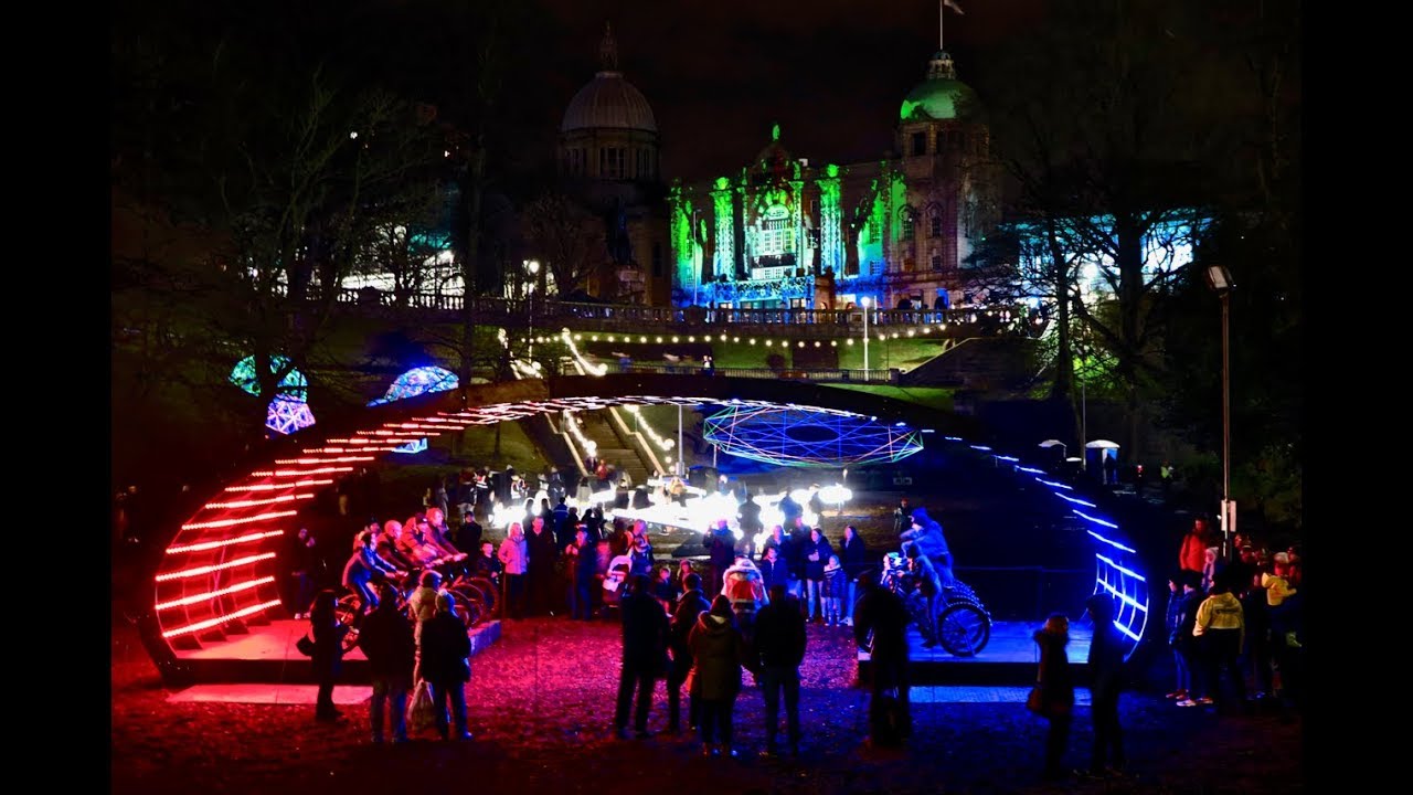 SPECTRA Aberdeen 2018 Festival of light 'Play the Night' City centre illuminations and projections
