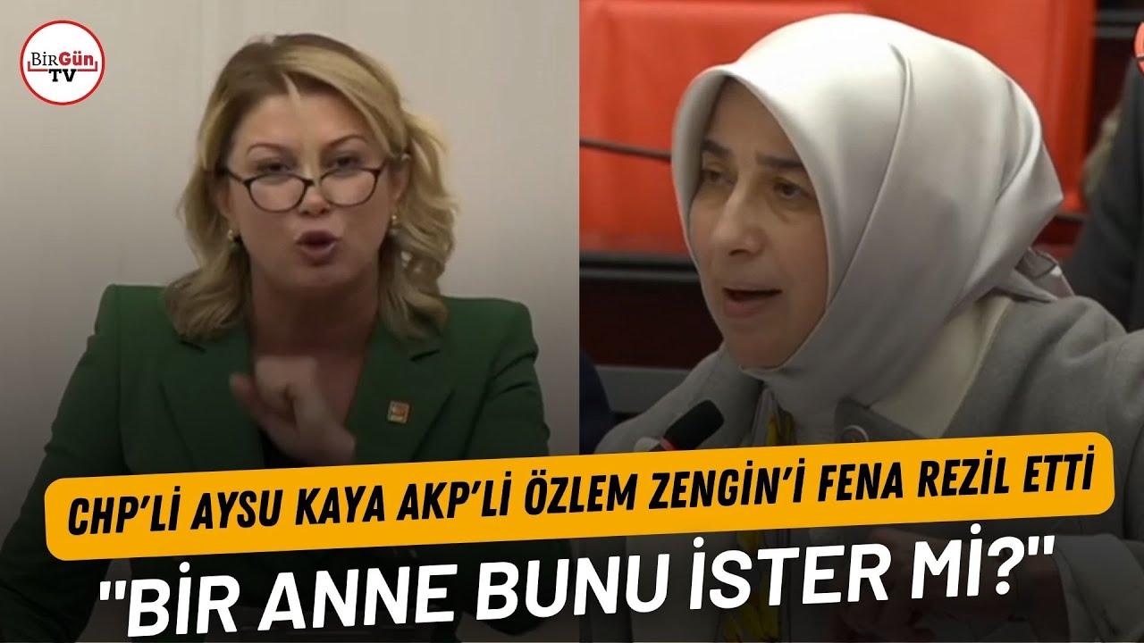 CHP'li Aysu Kaya AKP'li Özlem Zengin'i fena rezil etti: 