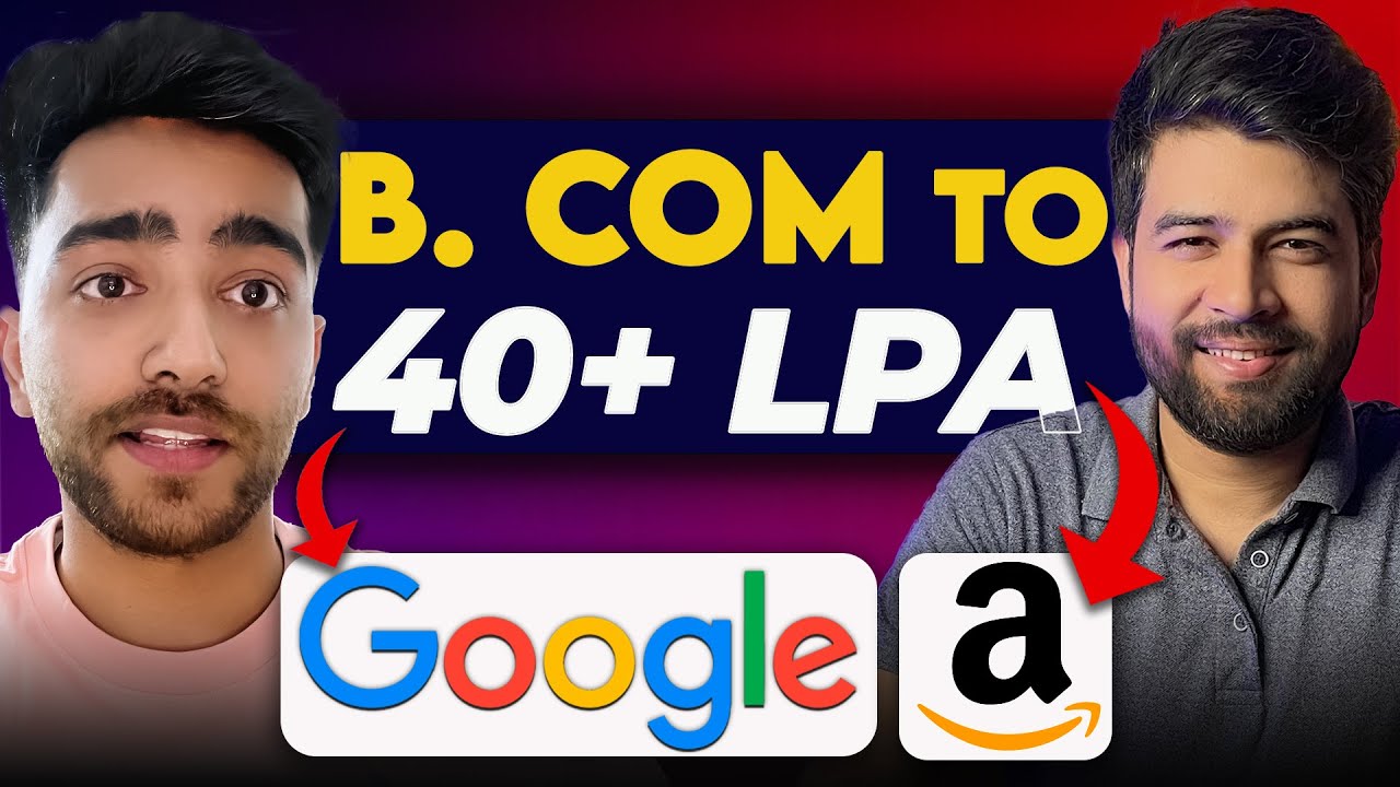 B.Com To Google Engineer 40+ LPA CTC🔥🤯| Non-tech to Software Engineer | How He Did It?