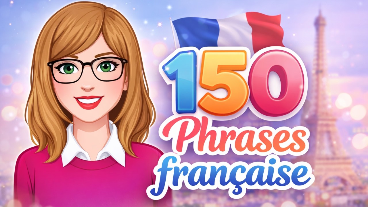 150 جملة فرنسية 😍 لو حفظتهم… بتحكي فرنسي بالحياة اليومية بدون قواعد🔥