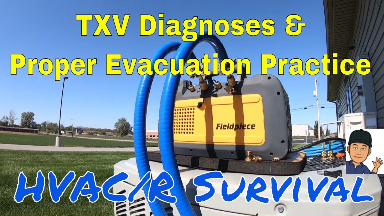 TXV Diagnoses & Proper Evacuation 228 Microns In 1 Min 45 Sec