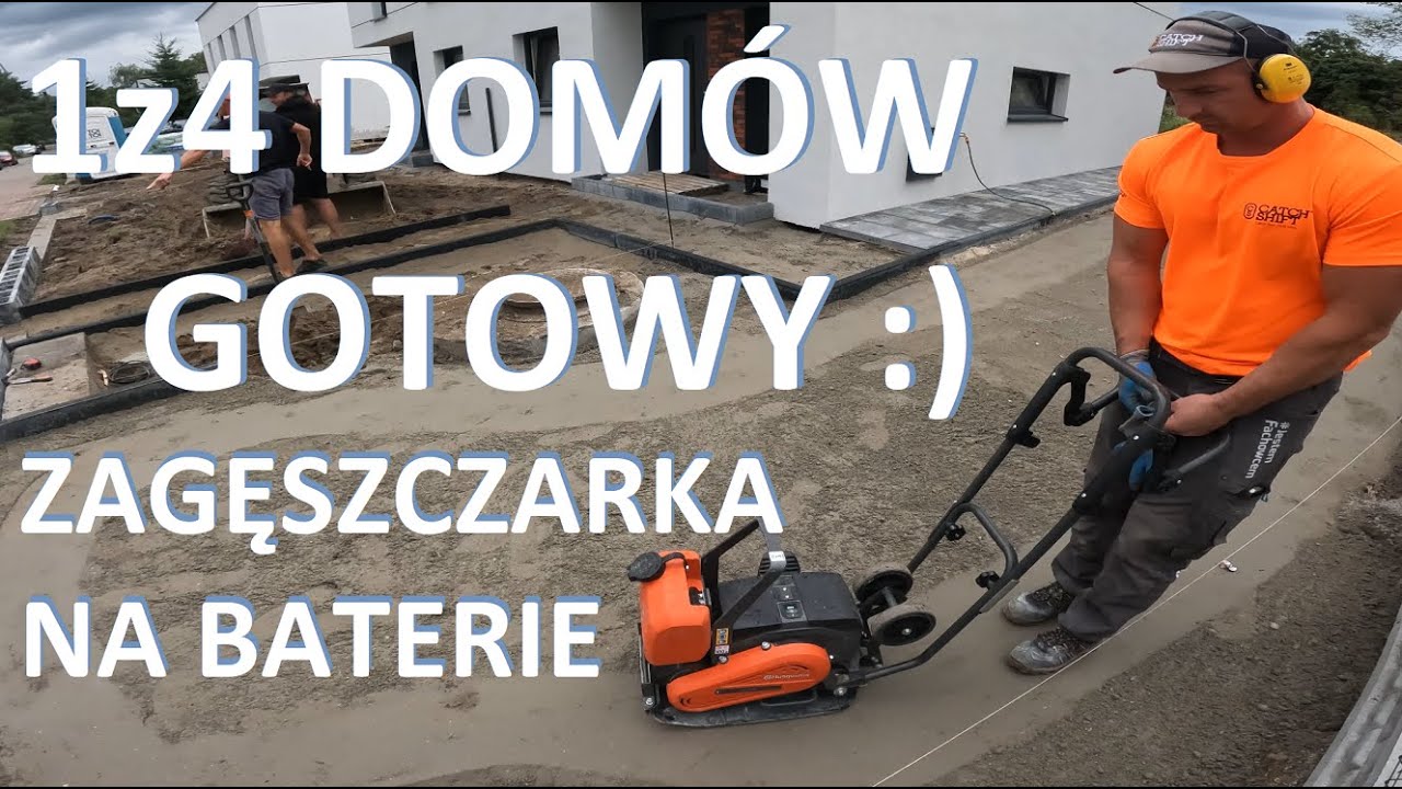 Kostka AŻUROWA na podjeździe 1z4 . ZAGĘSZCZARKA NA BATERIE HUSQVARNA #brukarzbydgoszcz #brukarz