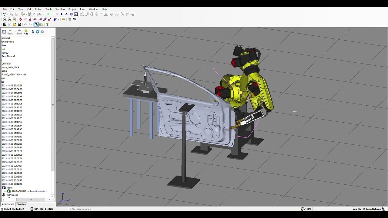 TUTORIAL SPOT WELDING SIMULATION FOR FANUC ROBOGUIDE