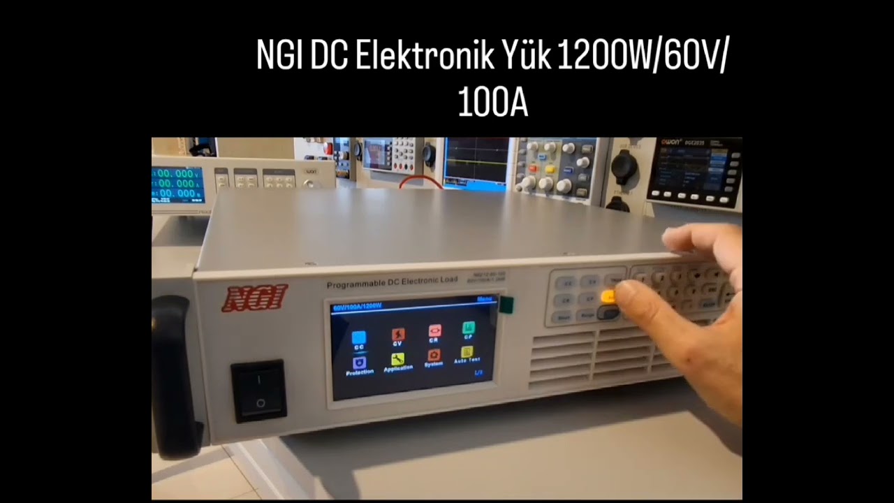NGI N6212-60-100 DC Elektronik Y&uuml;k 1200W/60V/100A