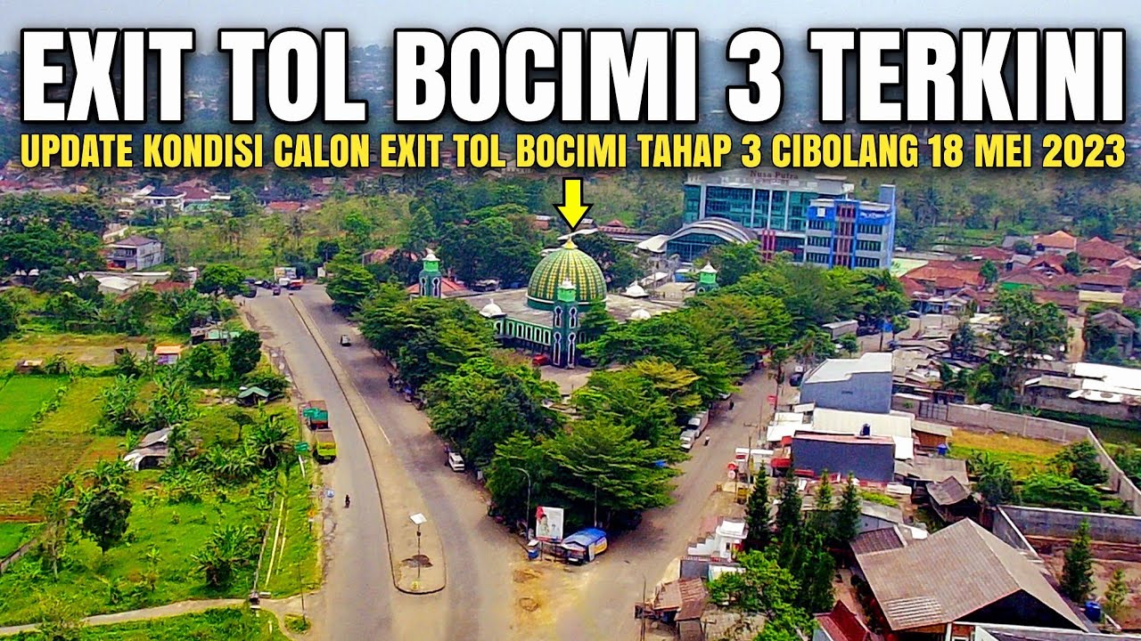 Exit Tol Bocimi Tahap 3 Cibolang |  Lingkar Selatan Sukabumi | Sjrc F11s 4k Pro | Tol Bocimi 2023