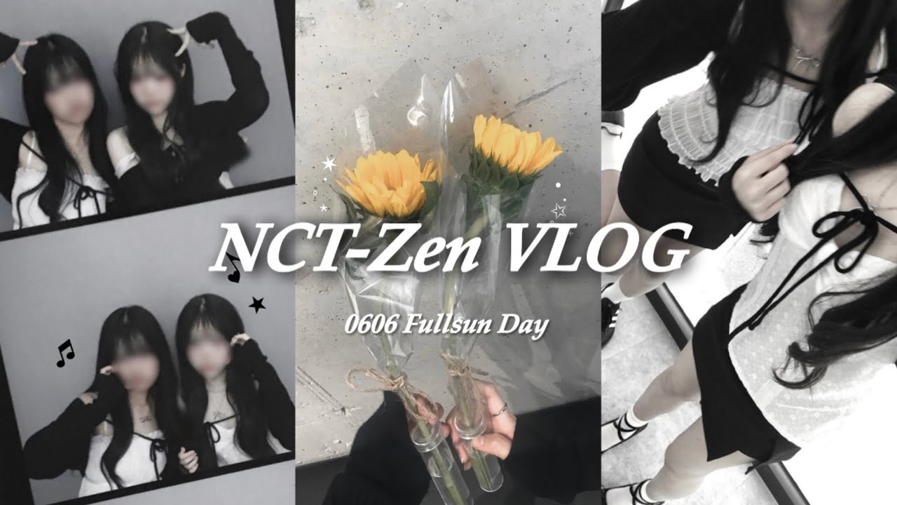 [시즈니 브이로그] 해찬날☀︎ 생카가고 여자놀이 하기! • 해프 • 맠프 • 생일카페 • 시즈니룩 • NCT • 덕질 • 시즈니 일상