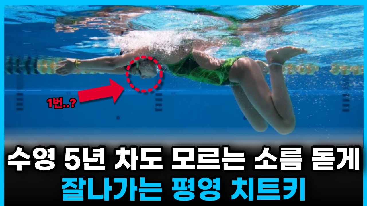 평포자는 평생 모르는 반칙 수준의 '평영 치트키'