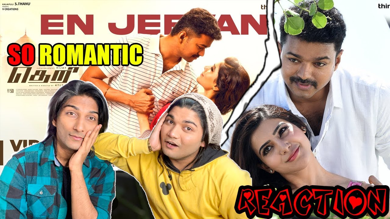 En Jeevan Official Video Song Reaction | Theri | Thalapathy Vijay, Samantha | Kupaa Reaction 2.O