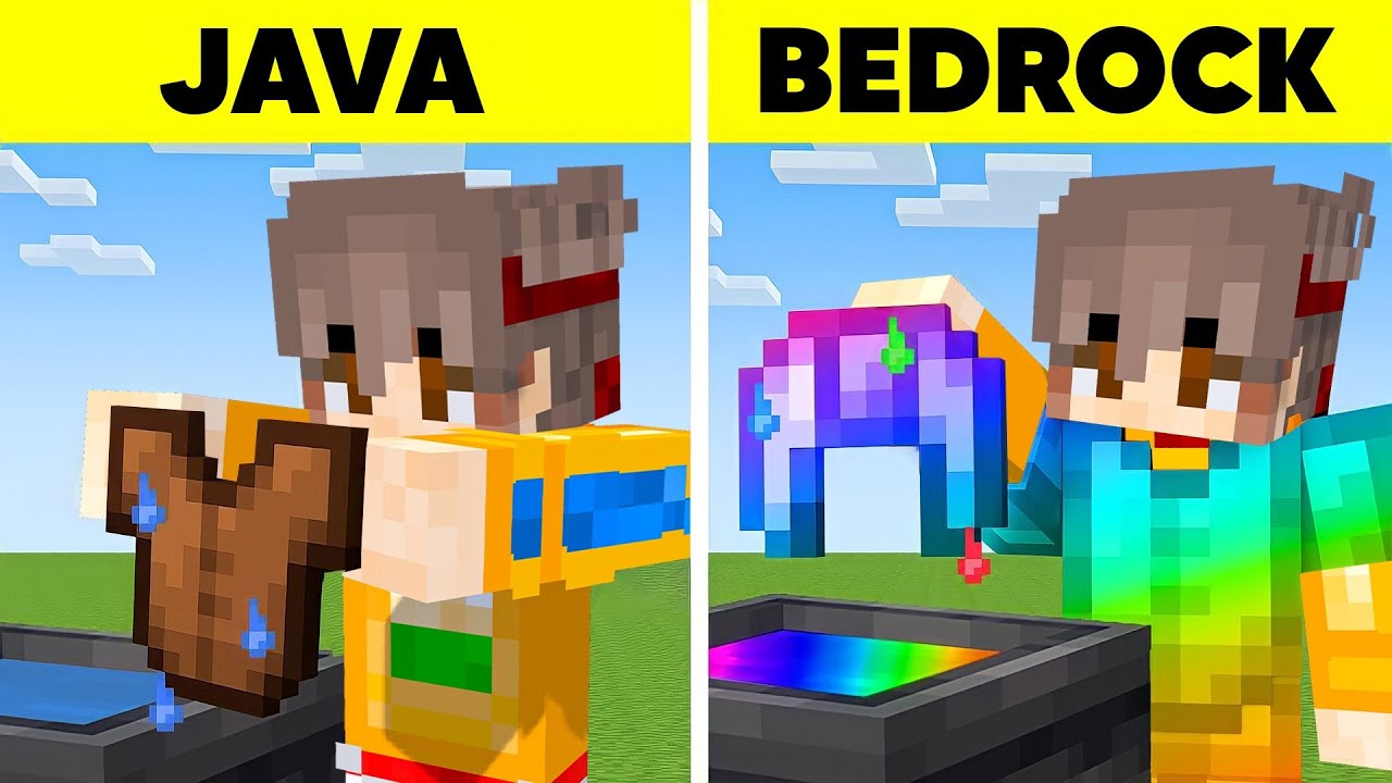 J&rsquo;ai Bris&eacute; 100 Mythes Minecraft JAVA vs BEDROCK !