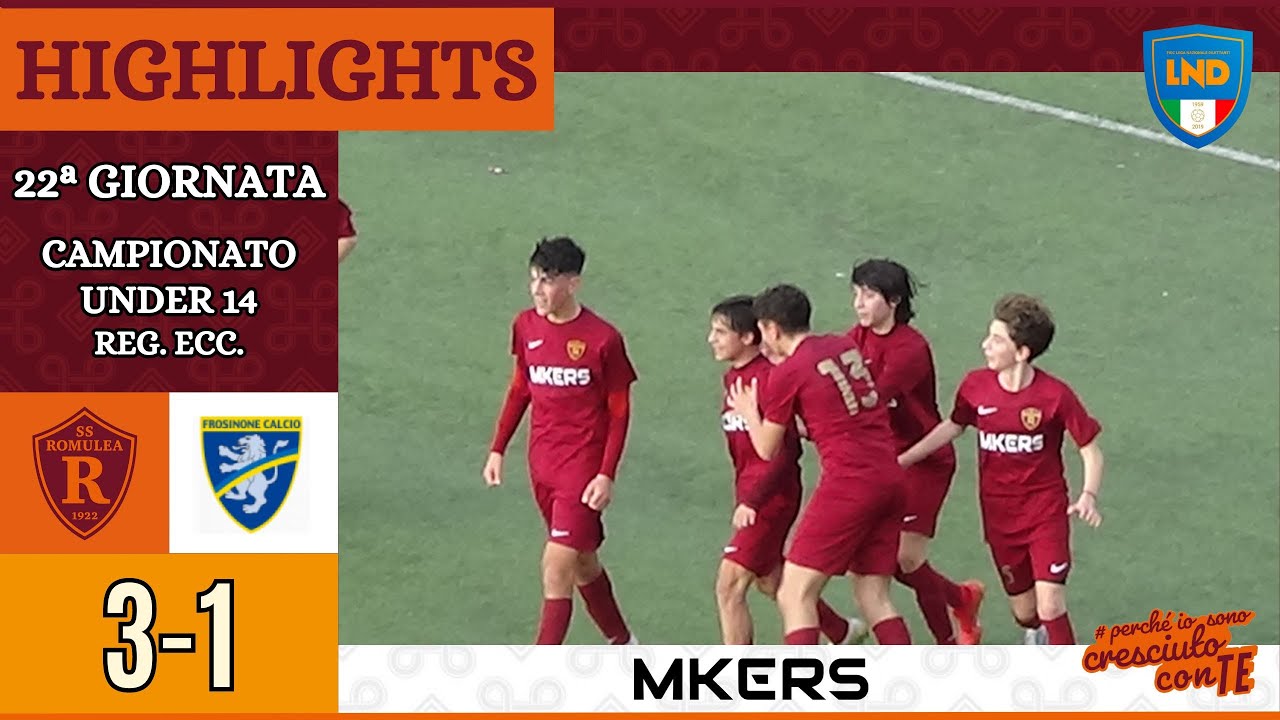 Romulea - Frosinone | GOAL e HIGHLIGHTS XII giornata Under 14 Reg. Ecc.