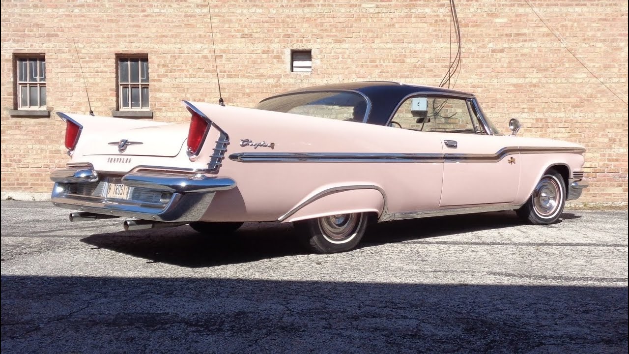 1959 Chrysler Windsor in Persian Pink & Black & Engine Sounds on My Car Story with Lou Costabile
