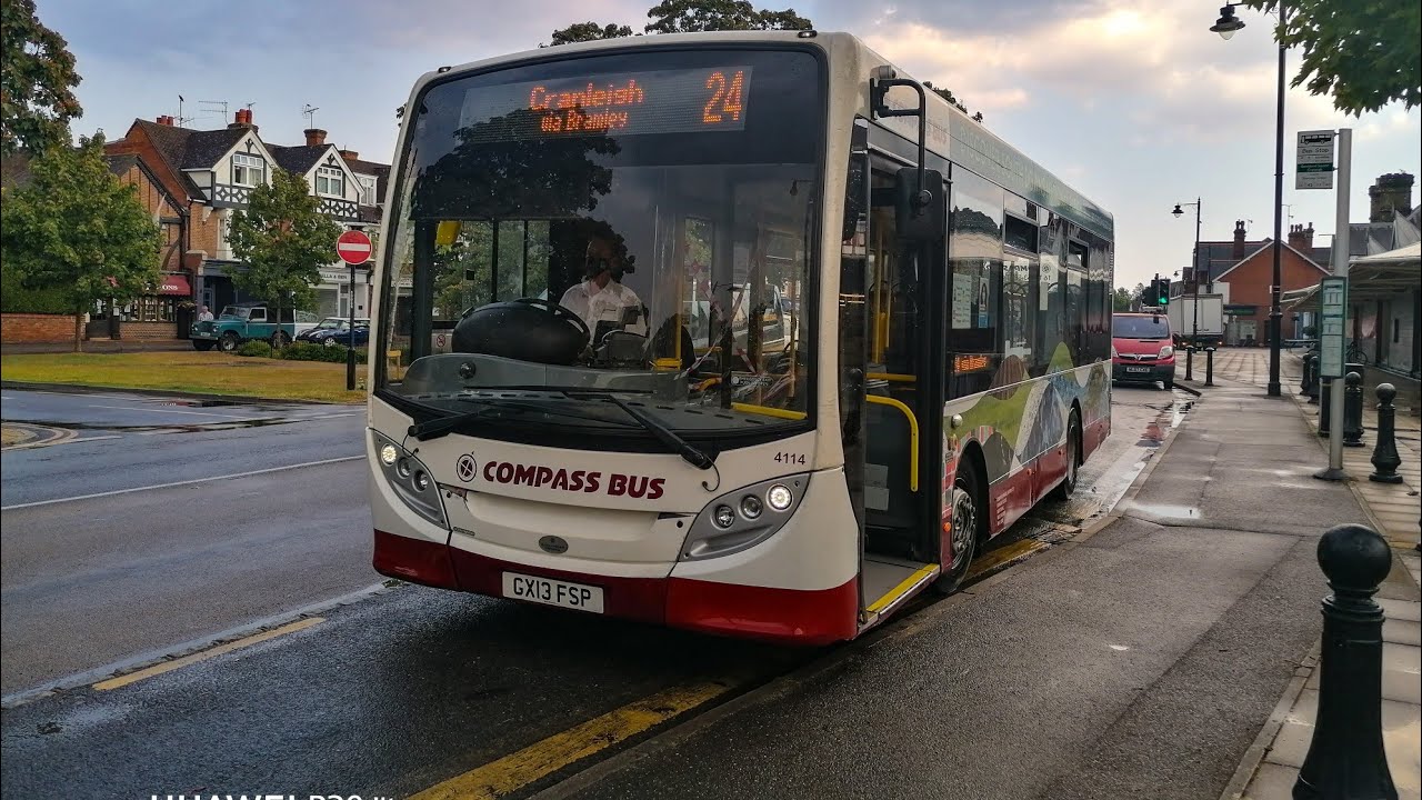 *Country Road Thrash* Compass Travel ADL E20D/ADL Enviro 200 4114 (GX13 FSP) Route 24 to Cranleigh