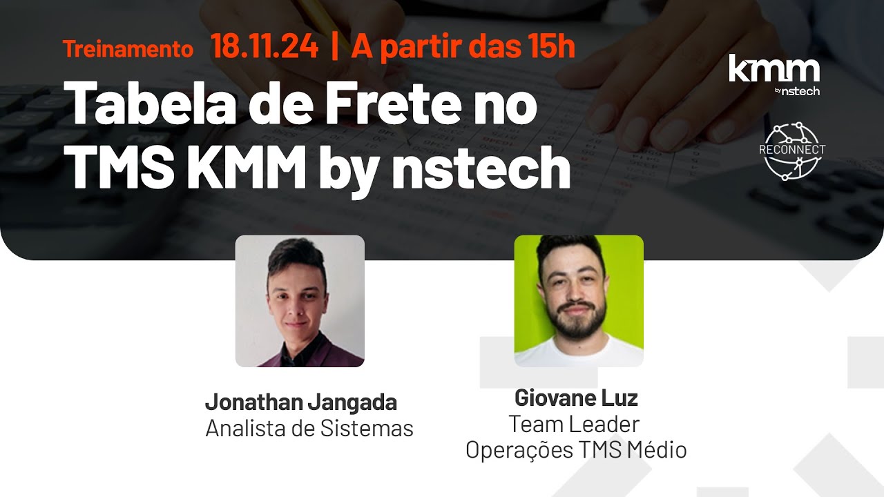 Tabela de Frete no TMS KMM by nstech | Treinamento Reconnect #001